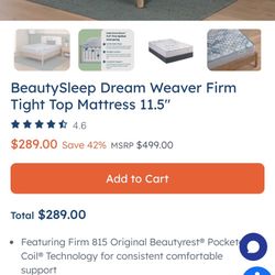 Full size mattress brand new