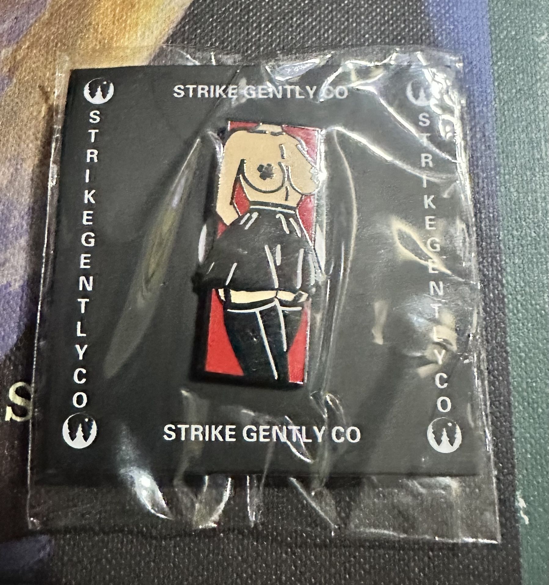 Strike Gently Co Enamel Pin