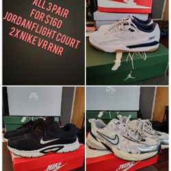 ALL 3 FOR $160, SIZE 10.5