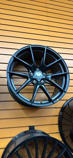 MFLOW MFR2 Matte Black 19” Staggered Rims Tires 19x8.5 19x9.5 5x120 BMW Wheels
