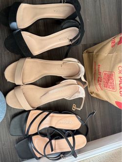 Heels all 3 for $25