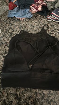 2 LULULEMON Black sports bras: $30