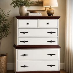 Restored & Reimagined Solid Wood 6-Drawer Dresser