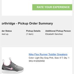 Nike Toddler Size 6 New In Box