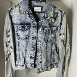 Floral Denim Jacket