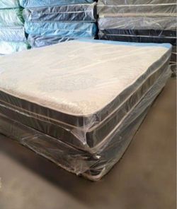New KING Size Mattress With Box spring Set Colchones Nuevos King Size Mattress Bed