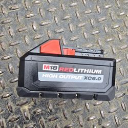 Milwaukee  M18 18-Volt Lithium-Ion High Output Battery Pack 6.0Ah