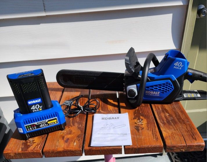 Bought New Never Used Kobalt 40v Lithium Ion Brushless 14-in Chainsaw