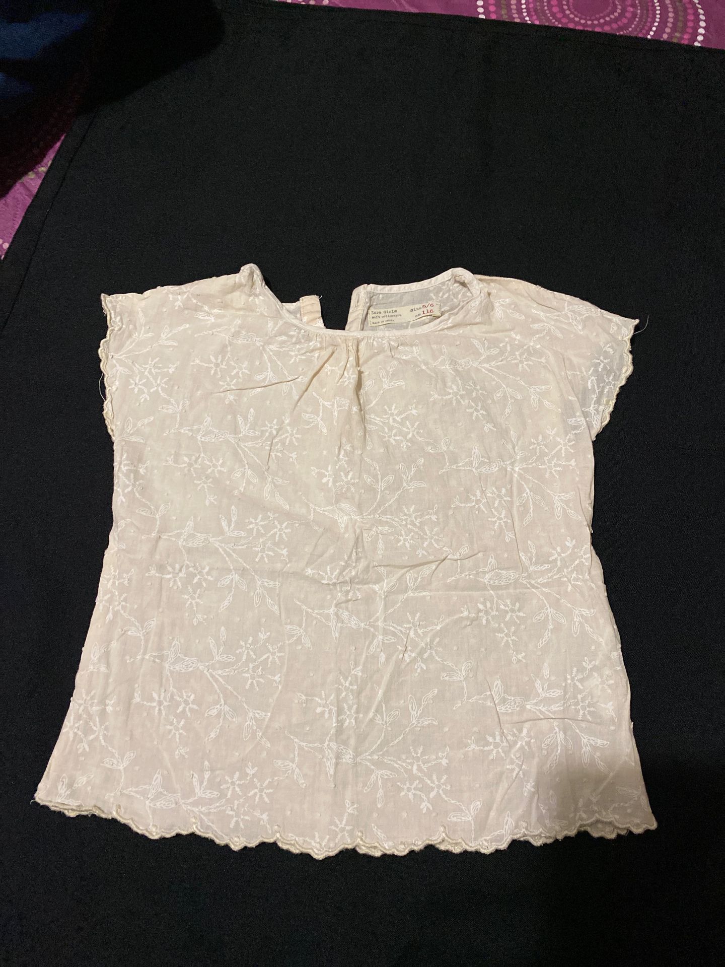 Zara girl 👧 top❤️ size 5/6