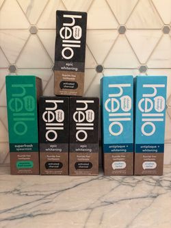 New Hello toothpaste, fluoride-free toothpaste