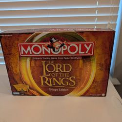 Lord of the Rings Monopoly 