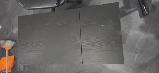 Black coffee table with storage