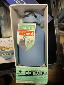 64 ounce leak proof stainless steel water bottle brand new