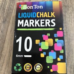Liquid chalk markers set of 10-  new in box
