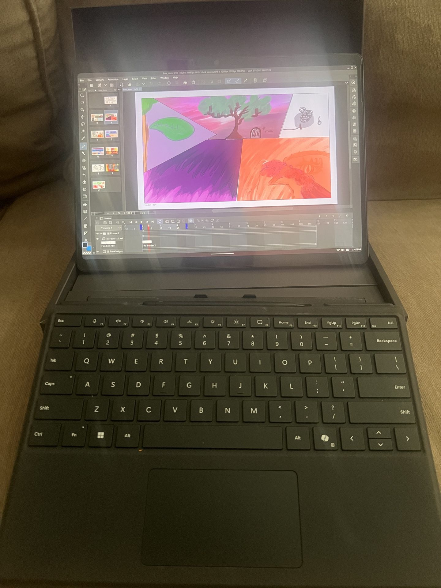 Microsoft Surface Pro X (11) 1tb Ssd + Accessories