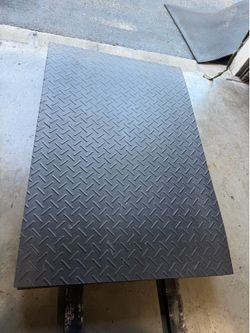 Heavy Duty Rubber Diamond Plate Gym Mats