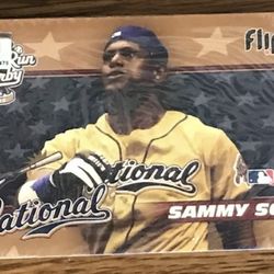 Factory Sealed 2002 Sammy Sosa /Jason Giambi Flipp Book