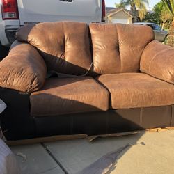 Brand New Ashley Brand Microfiber Loveseat, Retails For Over $700
