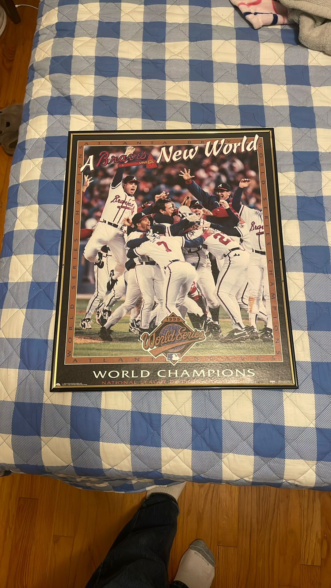 1995 Atlanta Braves World Series Poster 