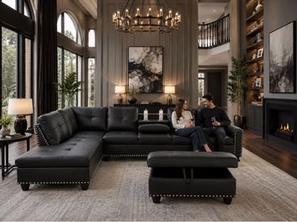 🔥Flash Deal🔥Brand New 2pc Sectional Couch with Ottoman $499, Payment available, Delivery Available
