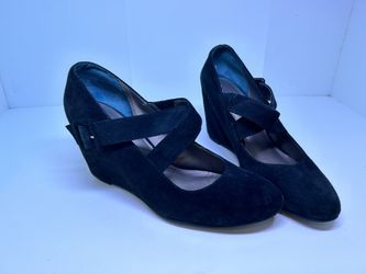 Black Suede Tesori Cute Fall Shoes