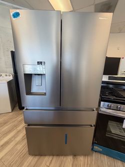 Hisense French Door Refrigerator Stainless Steel