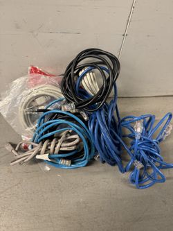 Bundle Data cable Cat 5 And Cat 6 10 For $20 2 dollar each.