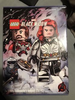 Black widow LEGO set.