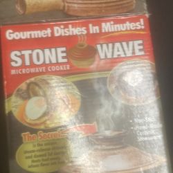 Stone wave microwave cooker.