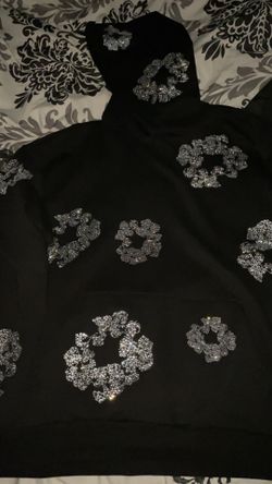 Denim Tears Cashmere Swarovski Cotton Wreath Hoodie