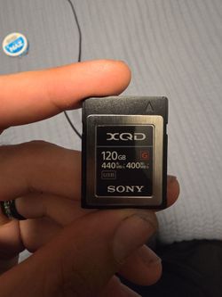 Sony xqd 120gb