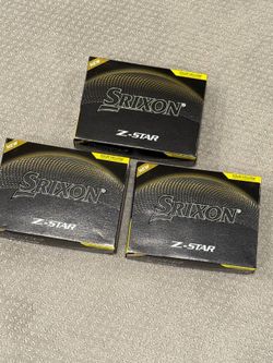 SRIXON Z-STAR GOLF BALLS Yellow 3 Dozen 36 Balls NEW IN BOX