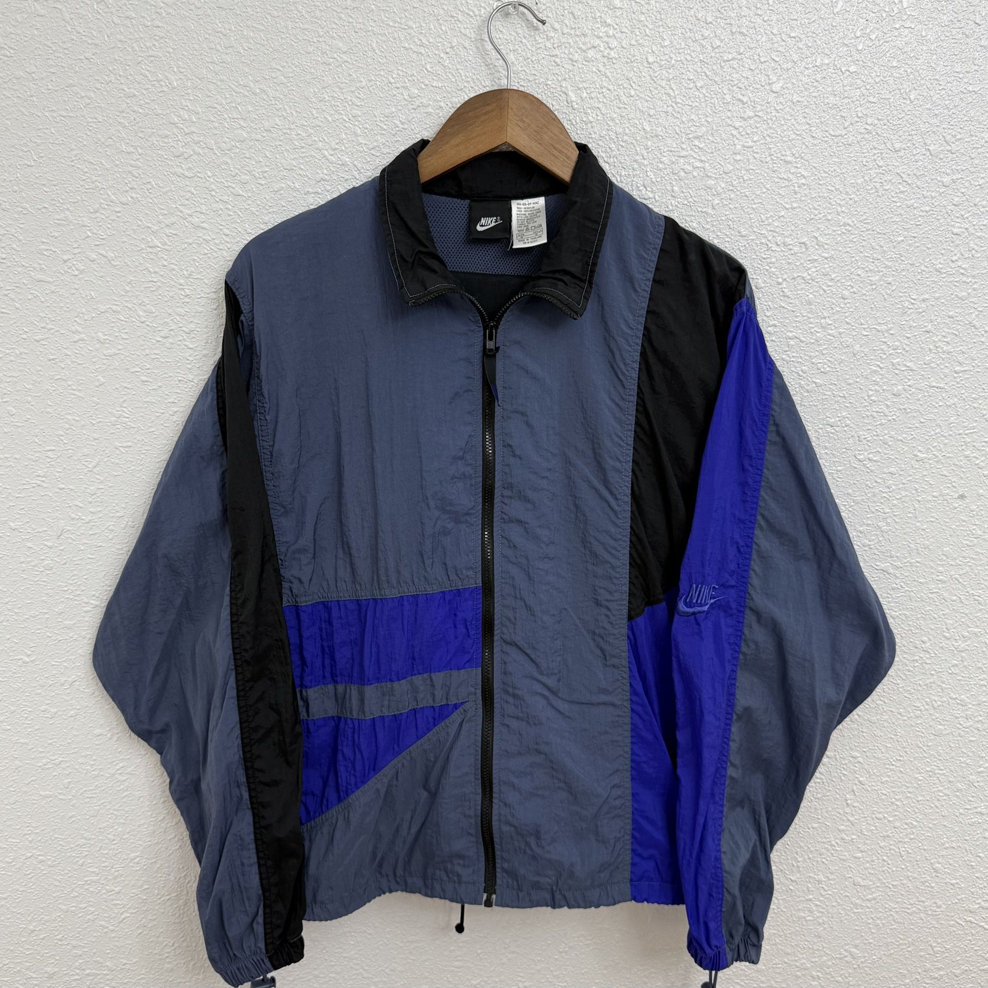 Nike Flight Track Suit Size Medium With Track Pants purple gray and black 1990 vtg