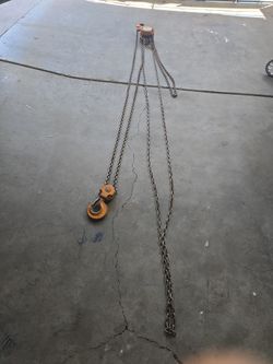 Ton-indutrial  charin hoist works great 2ton