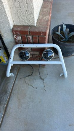 F350 Brush Guard with KC Lights