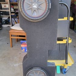 12inch Kickers Comp Rt For Silverado 2014 Up 2018 Crew Cab 