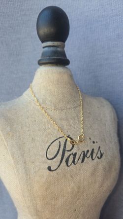 Real 10K Gold Bracelet 7in 1.3mm