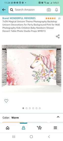 Unicorn Backdrop