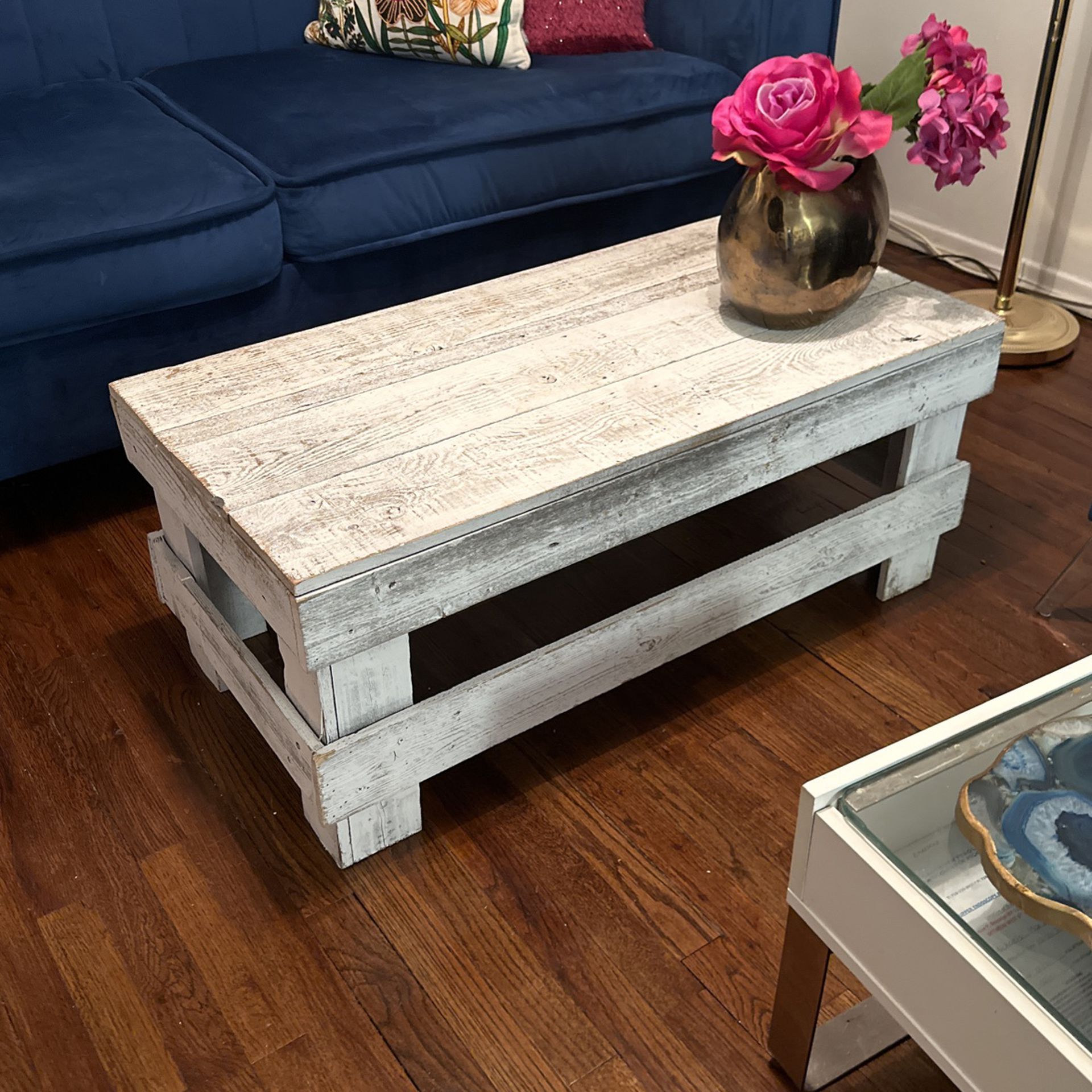 Distressed Wood Coffee Table