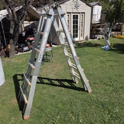 Adjustable step ladder