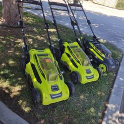 RYOBI 40V  PUSH LAWN MOWER  NO BATTERY NO CHARGER NO BAG 