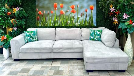 Used Gray Sectional Couch