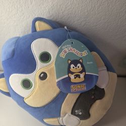 Squishmallow  Sonic and Mandalorian
