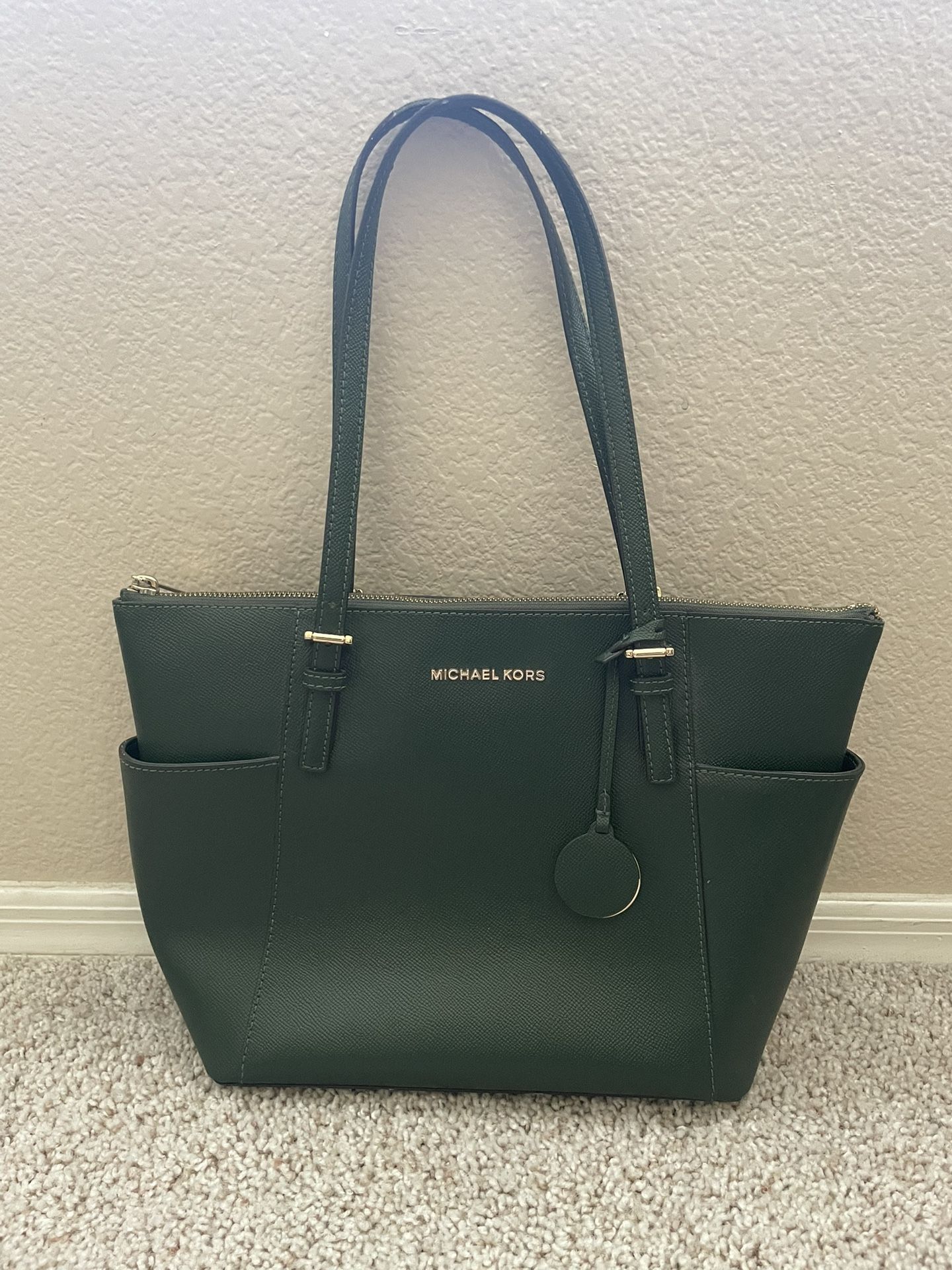 Green Michael Kors Purse