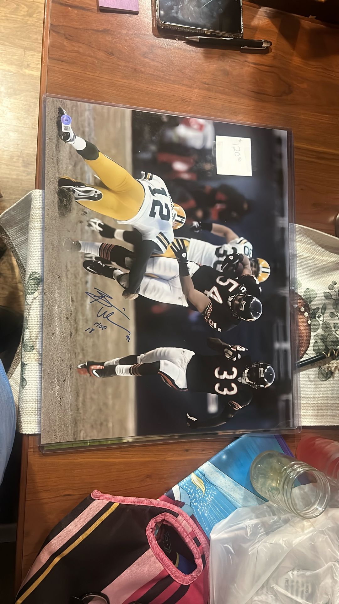 Brian Urlacher Sign 16x20 Picture