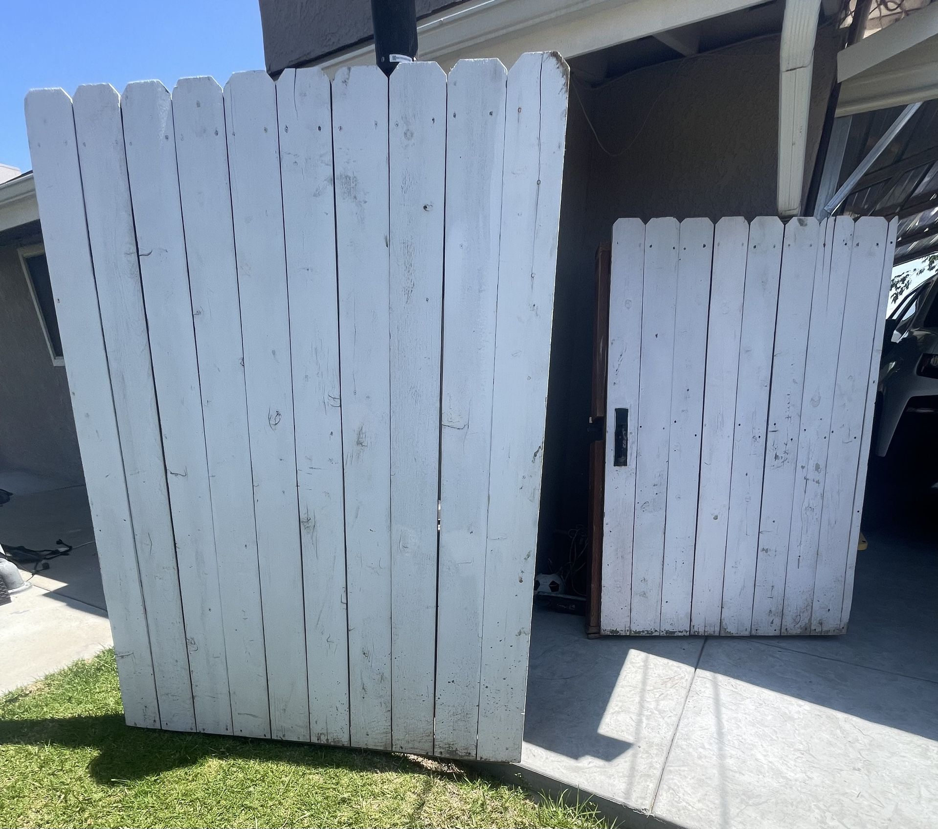 Wooden Fence Doors 