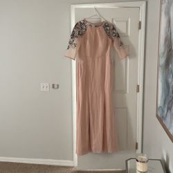 JJ House Mother Of The Bride Blush Pink Trumpet Style Wedding Dress