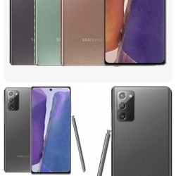 FACTORY UNLOCKED NOTE 20 $249