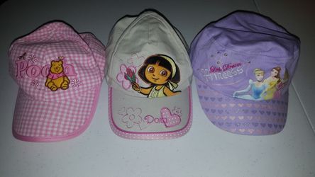 Little girl caps ($6 for all)