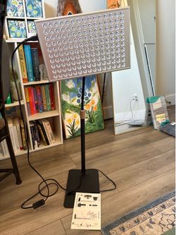 Almost new red light lamp.